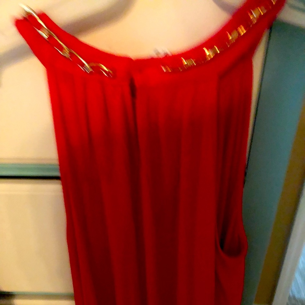 Melissa Paige red top